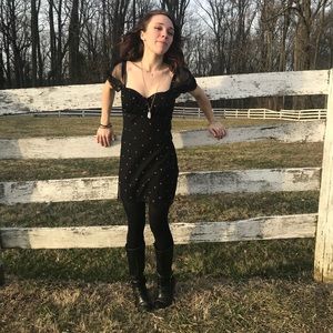 Black valentines dress